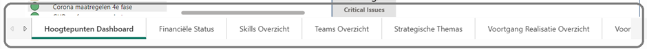 Pagina's binnen je Power BI dashboard