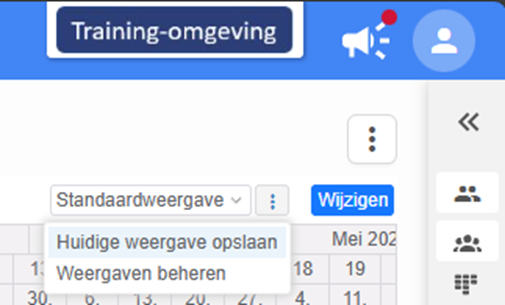 Opslaan weergave in nieuwe Gantt in FCC