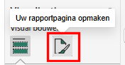 Rapportpagina opmaken
