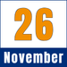26 november