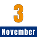3 november